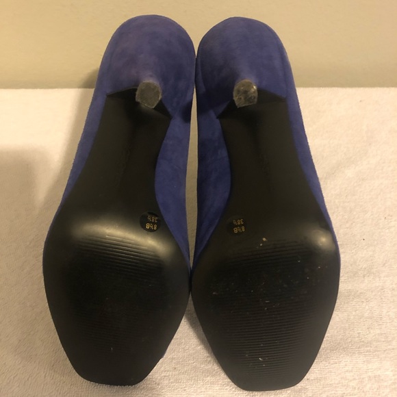 BCBG Girls Purple Peep Toe Heels - Picture 5 of 7